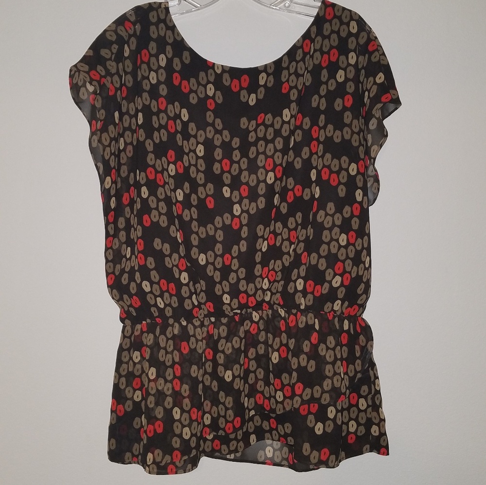 Peplum Top Cap Sleeve (002)